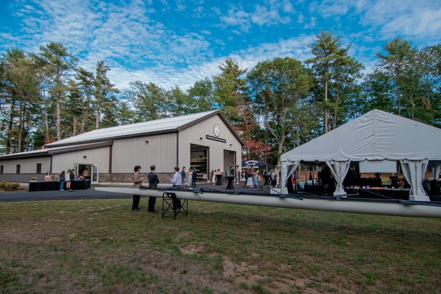 steinwachs boathouse exterior show from dedication ceremony
