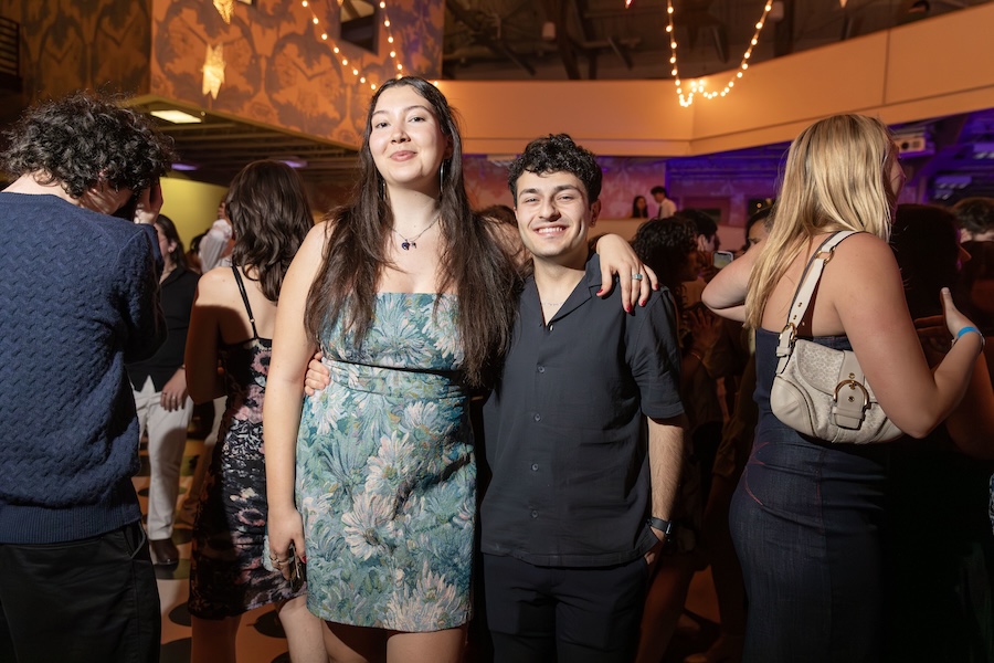 Two students on the dance floor