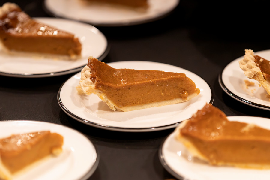 thanksgiving pie close up 