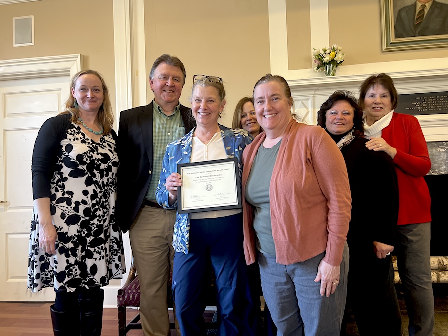 Sarah Seams with the town of Brunswick reps