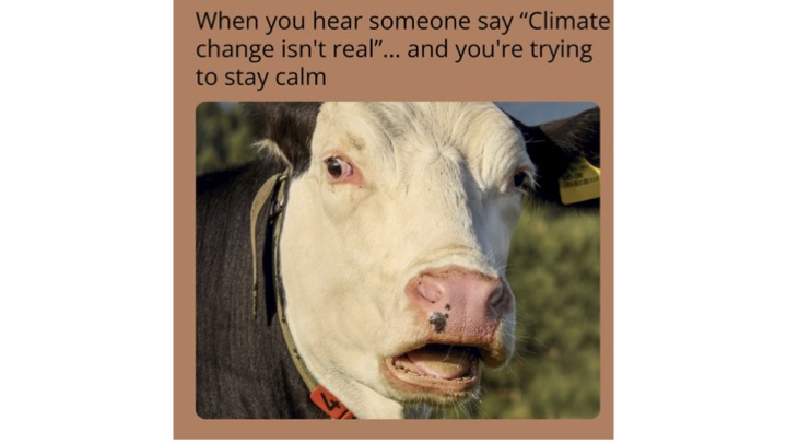 Climate joke by students