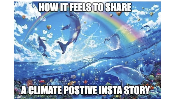 Climate joke by students