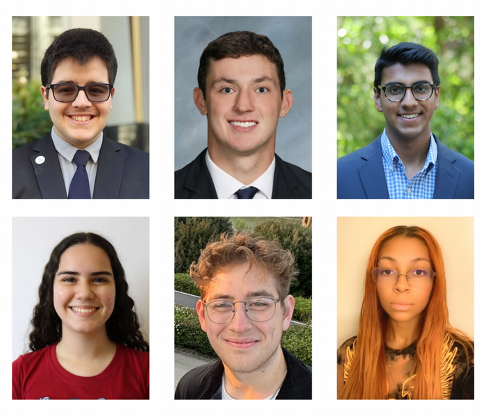 six hastings student ambassadors collage 