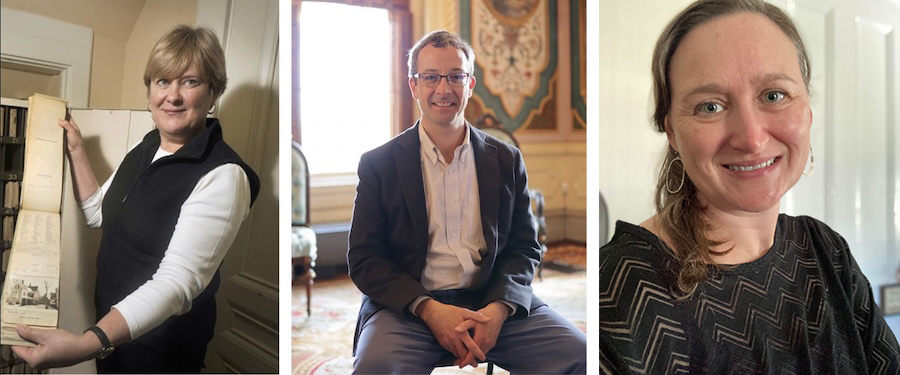 Historic preservationists, Deb, Tim, and Shannon