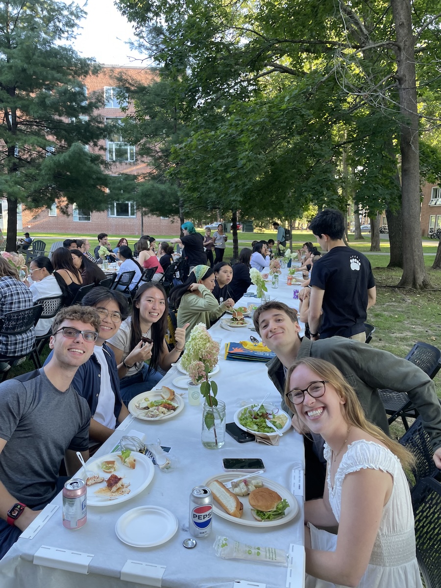 SWAG year in review; students at a picnic