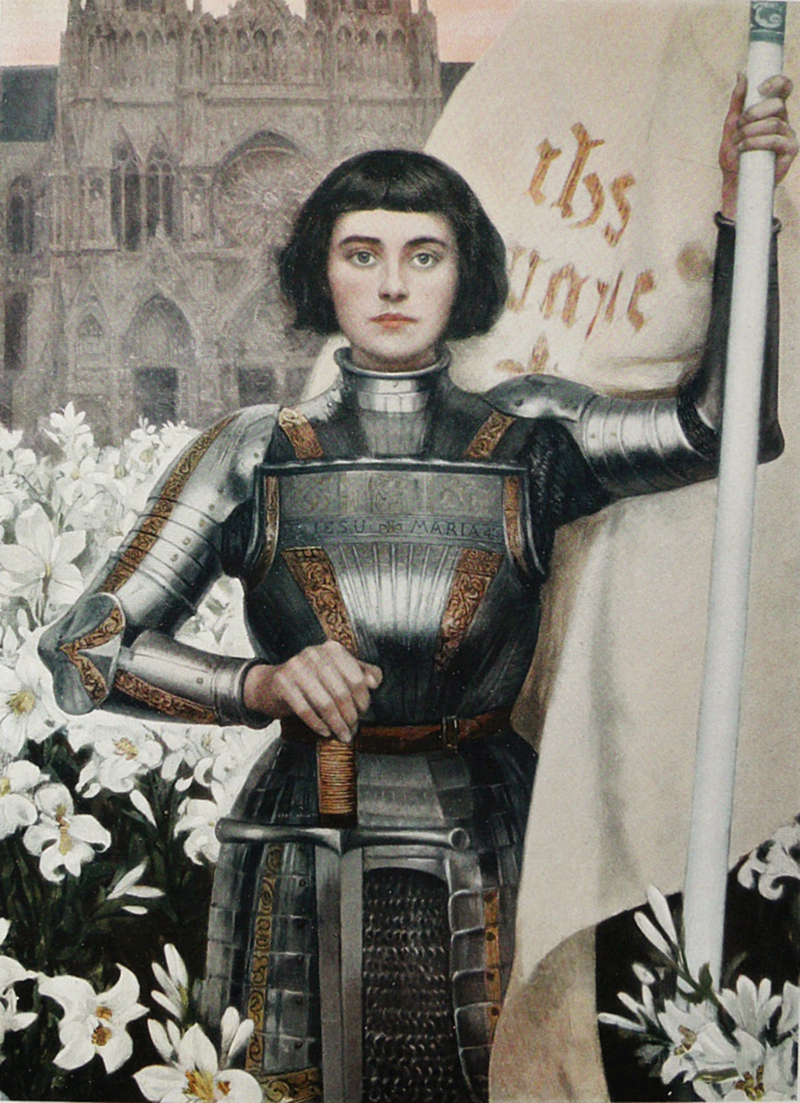 Jeanne d’Arc, published in Figaro Illustre, by Albert Lynch, 1903.