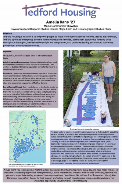 kane27 summer fellowship w Tedford Housing - poster