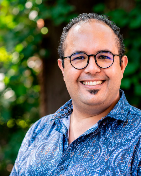 music prof badie khaleghian portrait