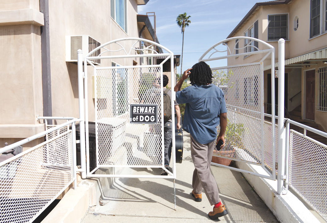 Heading into Omola and Laifer’s apartment in Pico-Robertson, hours before the show.