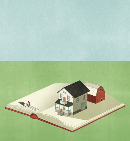 Illustration of a farm by SHOUT