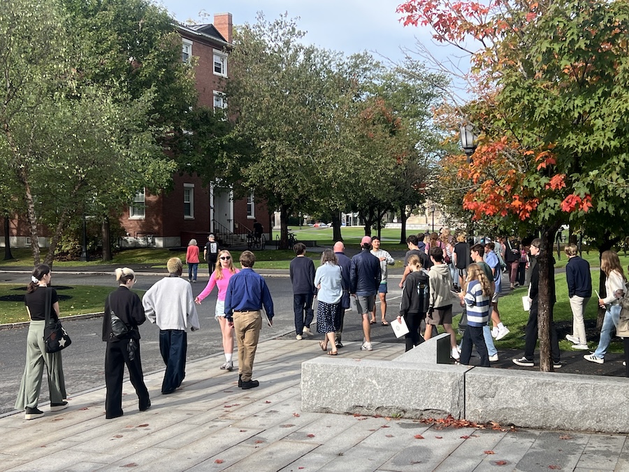 Students on a tour