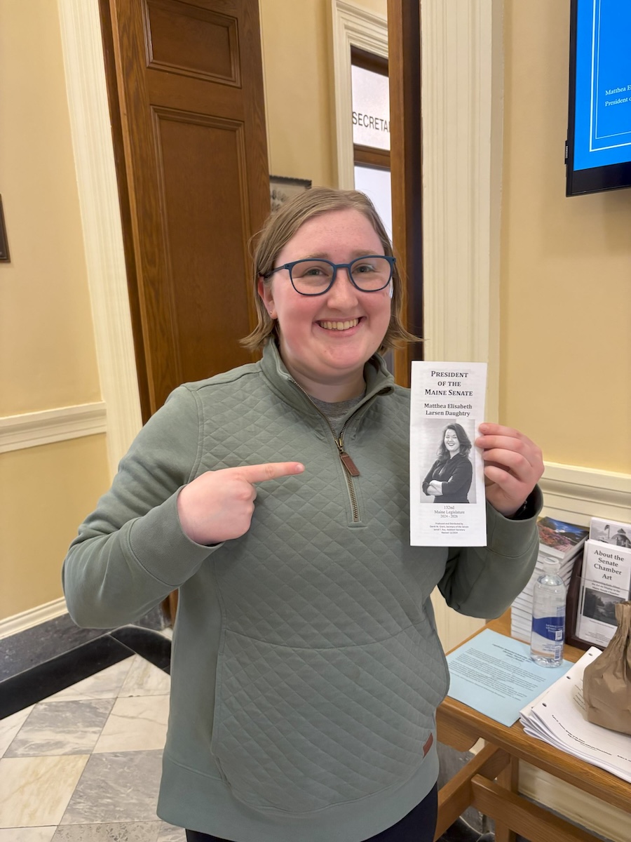 Natalie at the State House
