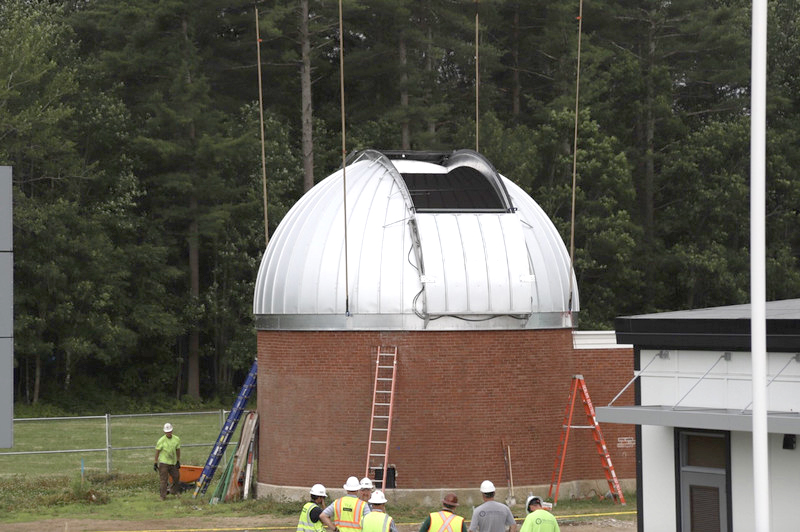 observatory new dome in place