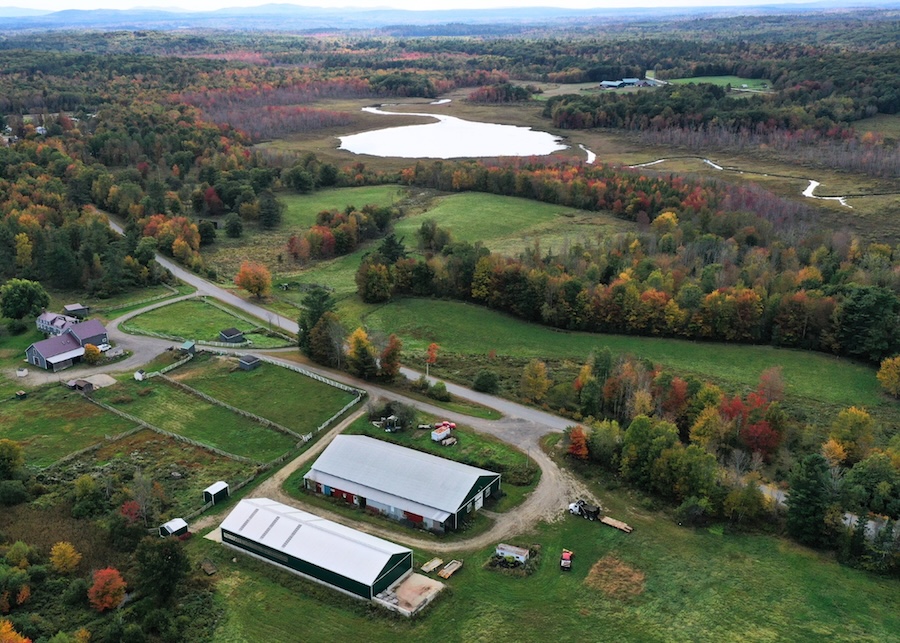 Niweskok land aerial photo