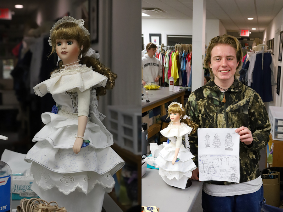 Space Pace's Cinderella doll, inspired by stories of his grandmother's cotillion.