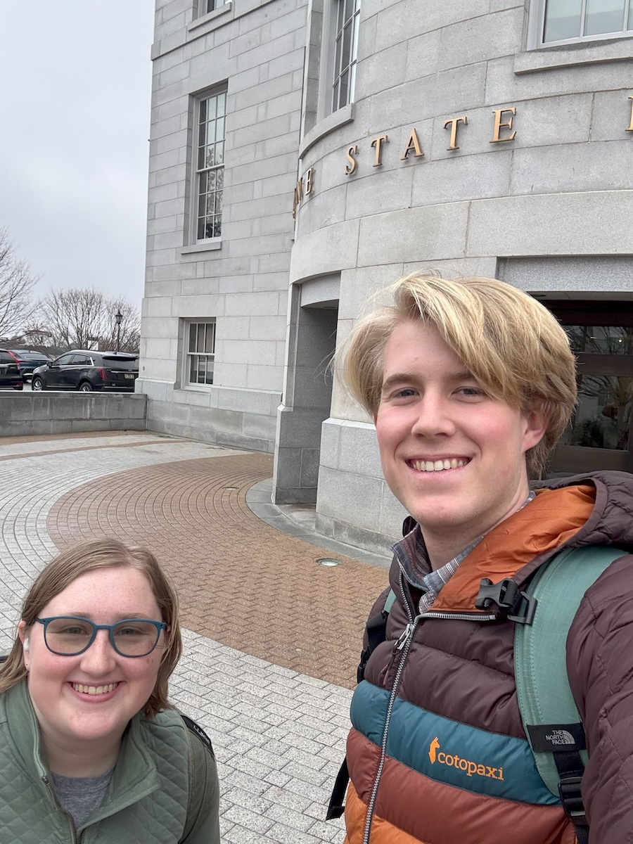 Podcasters at the state capitol