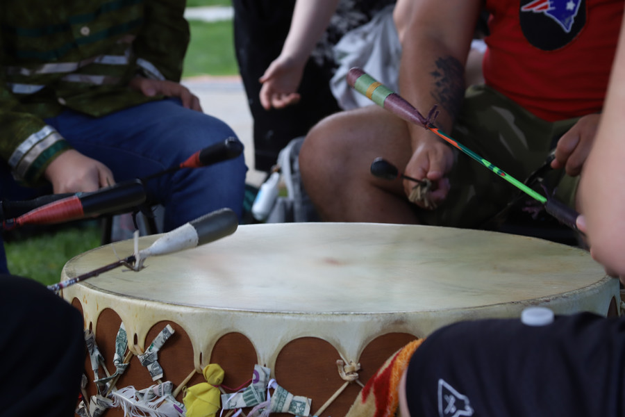 powwow drum 2025 close up