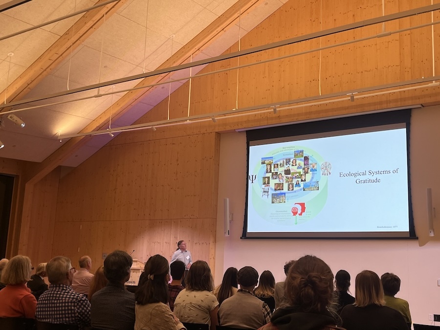 Sam Putnam gives his talk