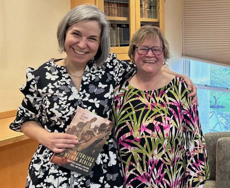 jill smith and ann kibbie at smith booklaunch May 2025