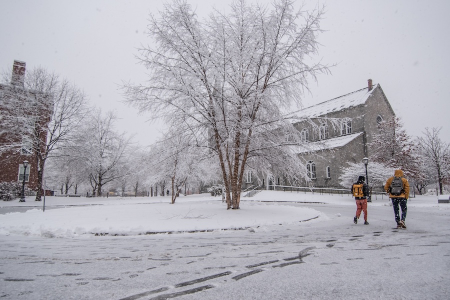 Snow...earlier in the week