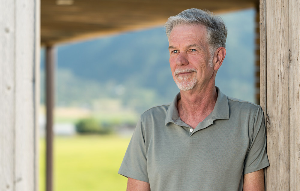 Reed Hastings, Bowdoin Class of 1983, photo by Cam McLeod