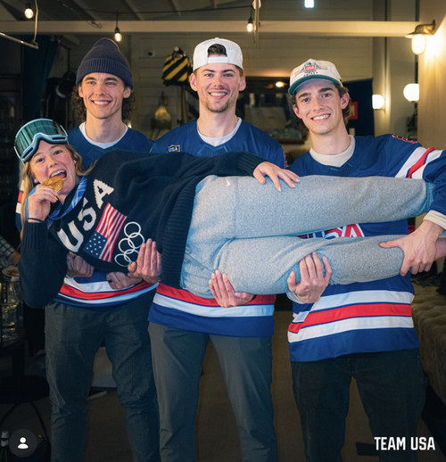 haley winn and brothers inc. ryan winn ’21 on left