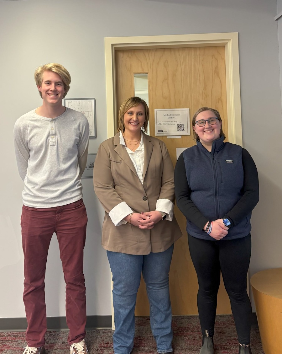 Lars Van Horn and Natalie Emmerson with Lauren LePage