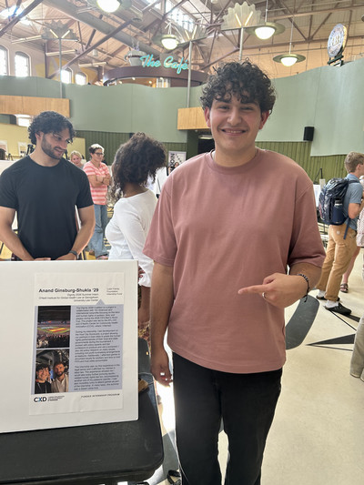 ginsburg-shukla at cxd internship poster show