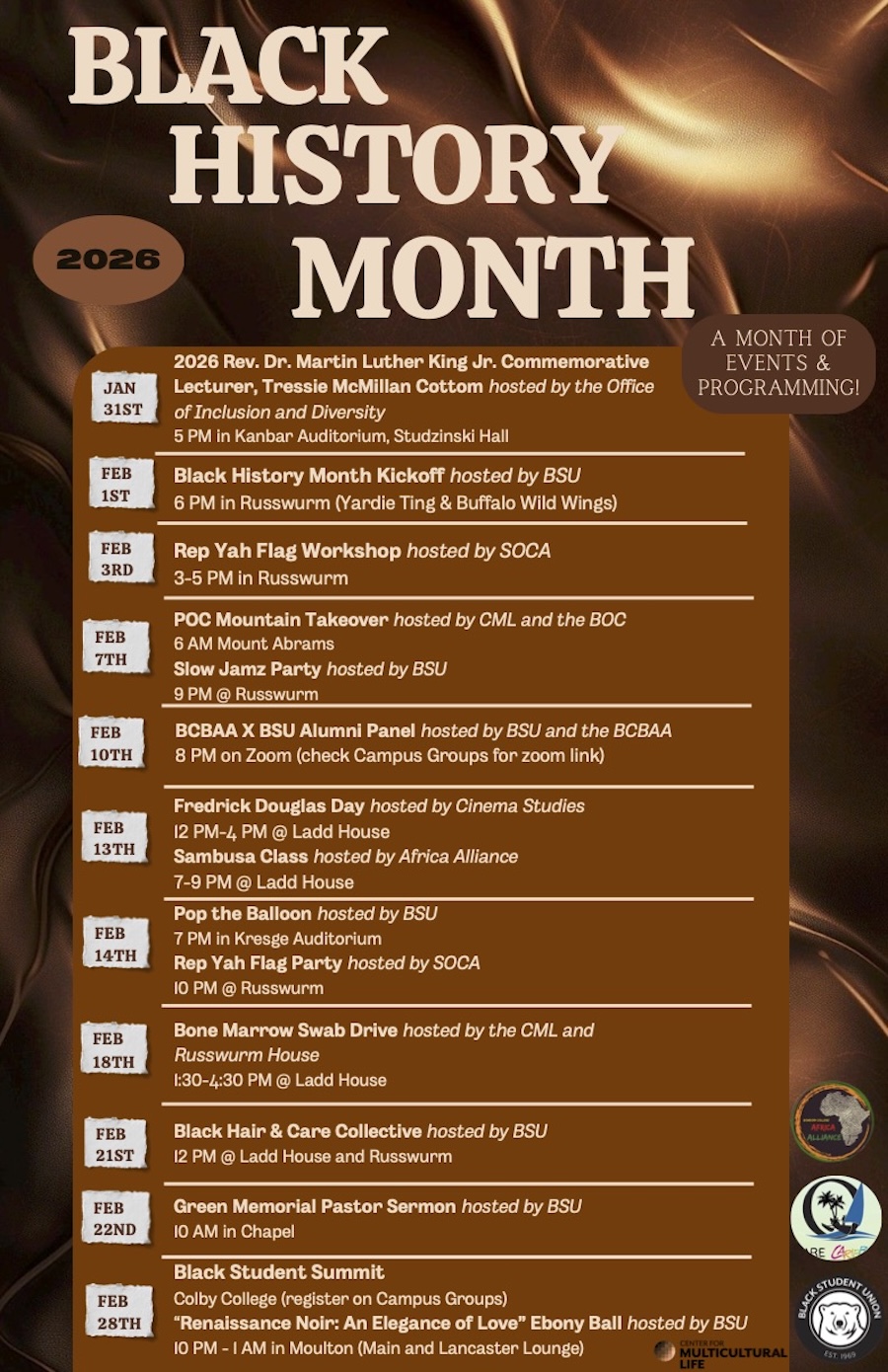 Black History Month poster