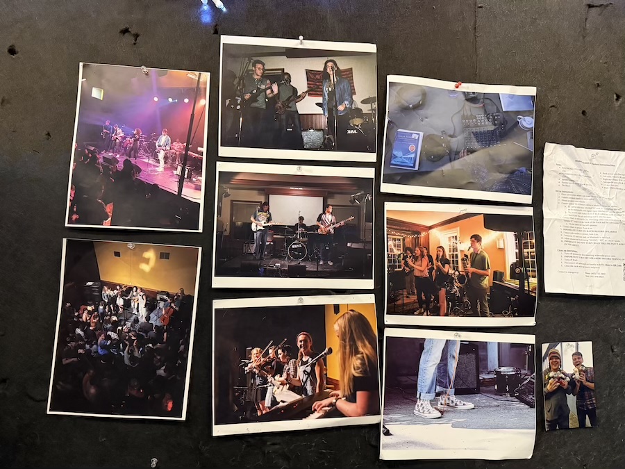 Gallery of photos of past student bands