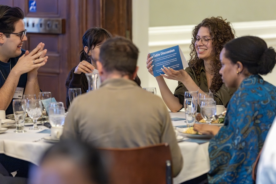 AI alumni dinner in Maine Lounge
