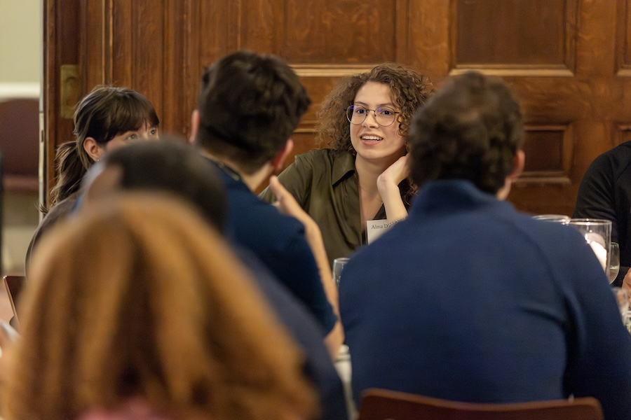 AI alumni dinner in Maine Lounge