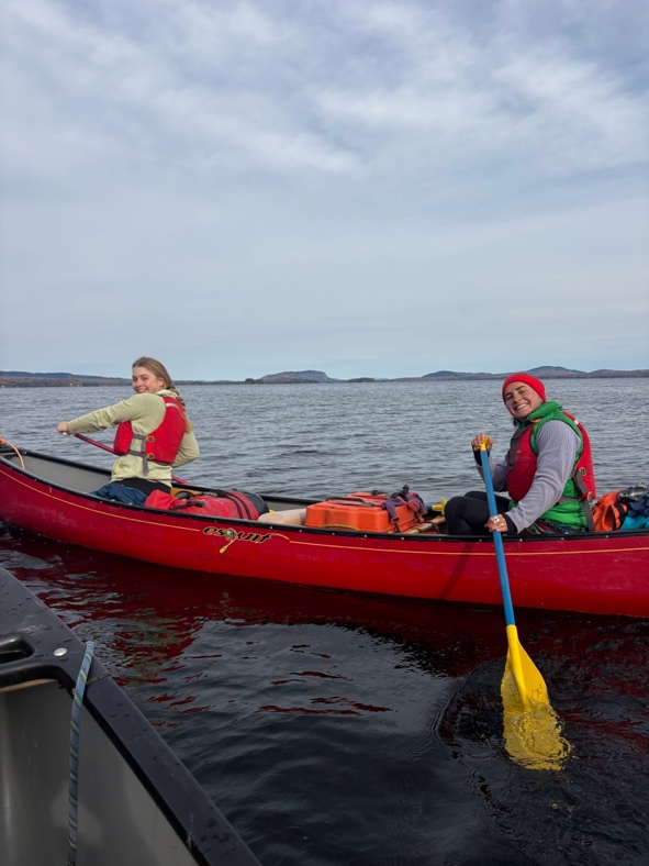 canoers on Moosehead Lake