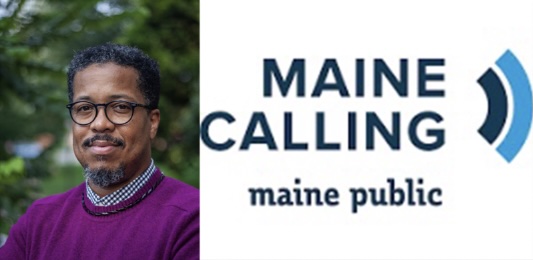 theo greene combo image with maine calling logo