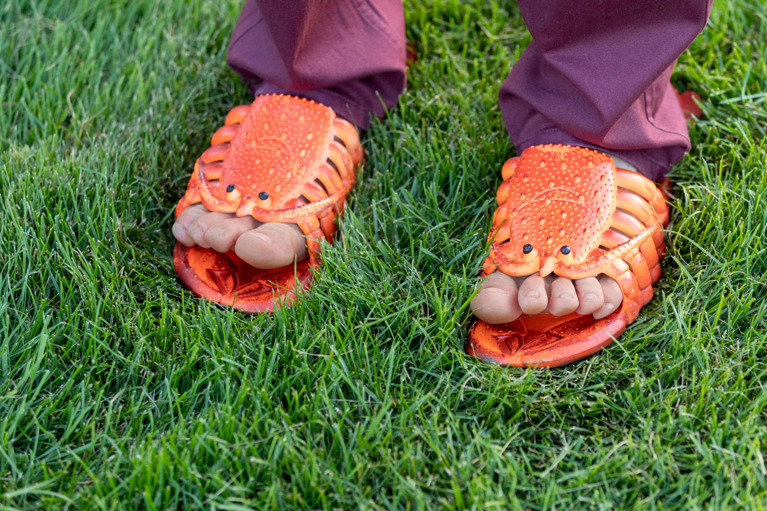 Lobster sandals were a first for us, not gonna lie.