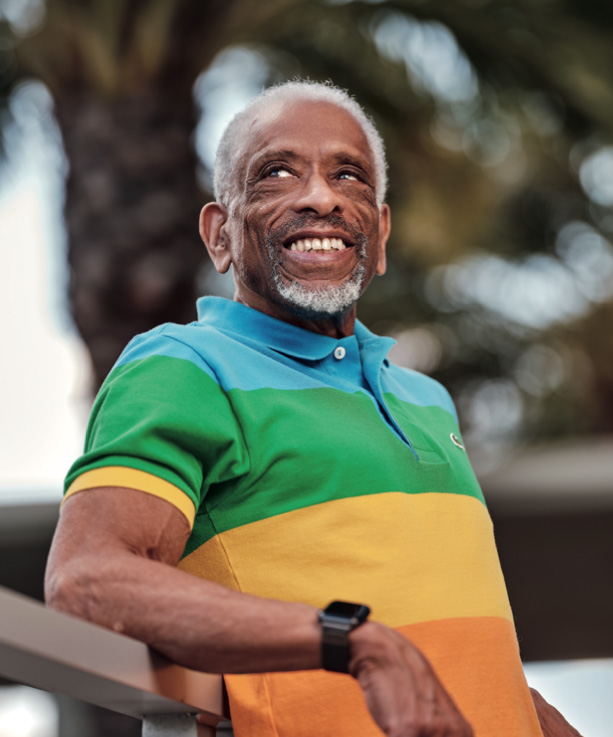 Abstract illustration of group of people holding hands