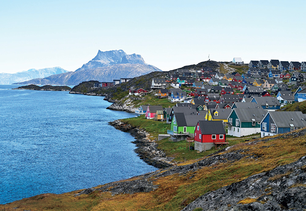 Nuuk, the modern capital of Greenland. Photo by Thompson Graham.