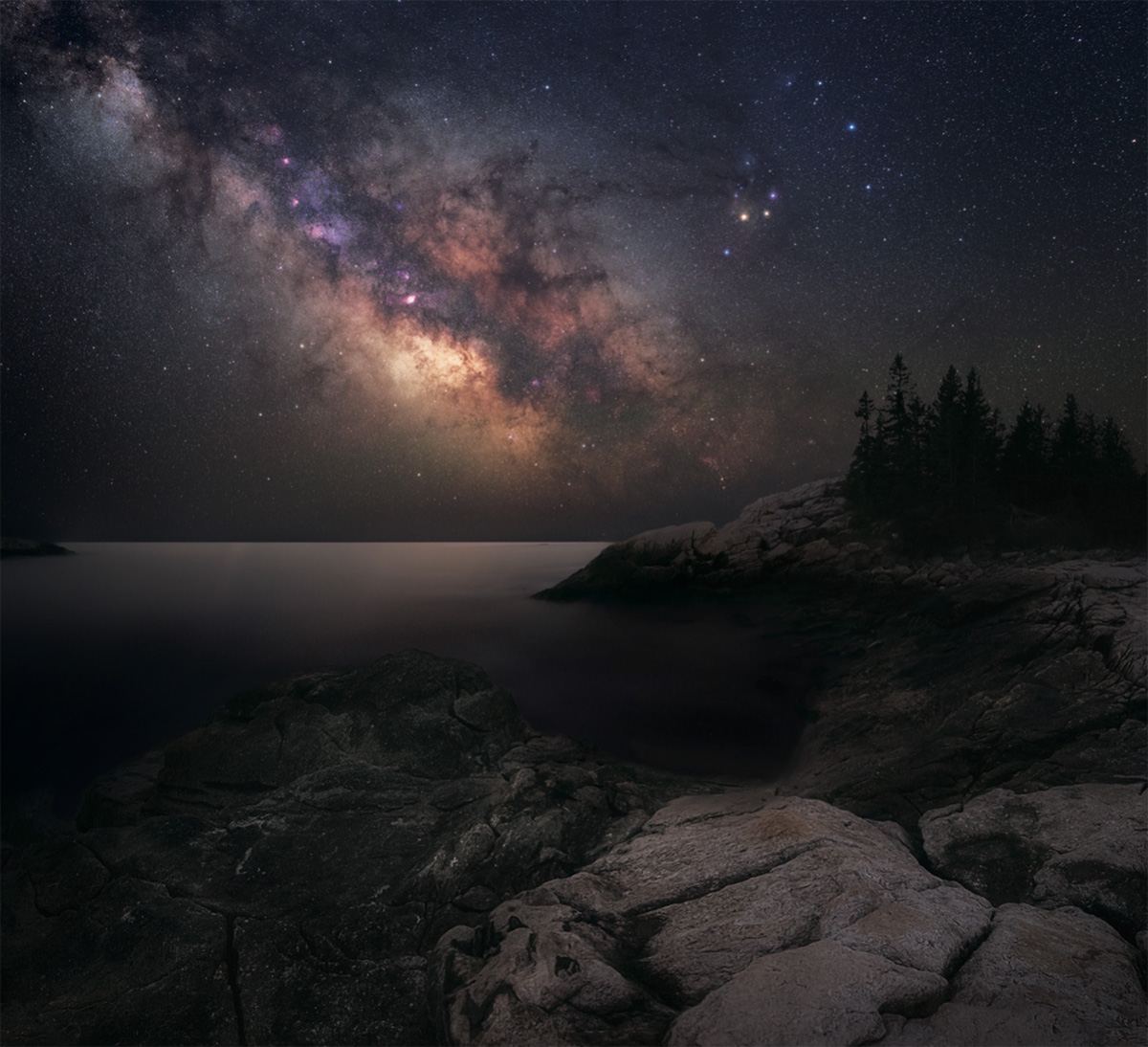 An image by Brett Joslin of the Southern Maine Astronomy Club, taken April 10, 2021, at Reid State Park in Georgetown, Maine.