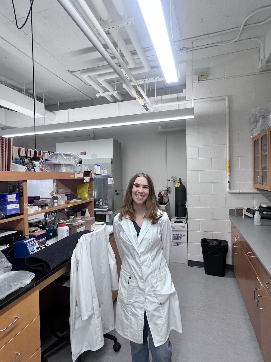 maren in the dube lab
