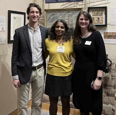 tess chakkalakal (center) at maine maritime museum