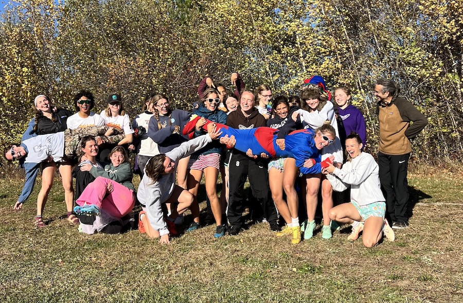 Chaos, a Bowdoin ultimate frisbee team, at the 2026 Lobster Pot.
