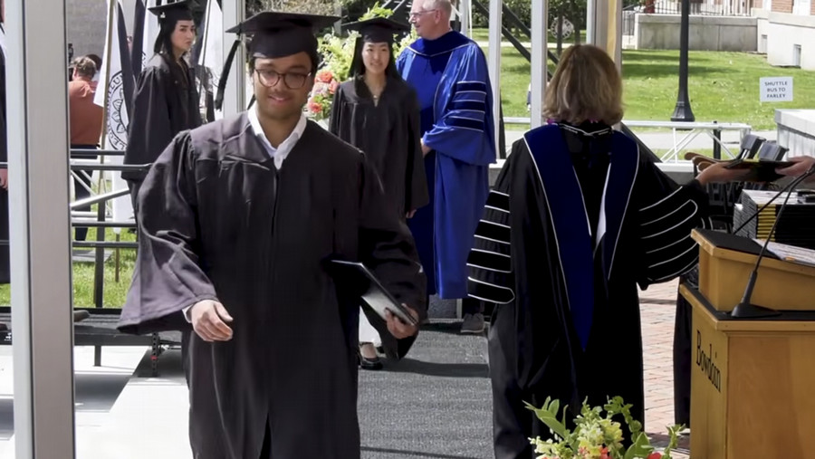 commencement video screenshot