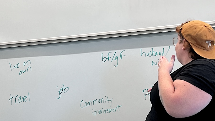kate writes down some thoughts about what people might want for thier future