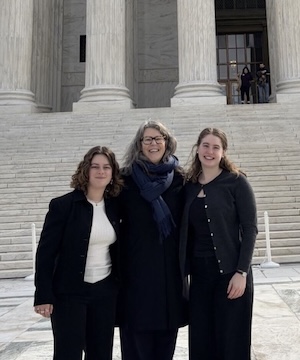 wendy, chloe, and ruby at the supreme court