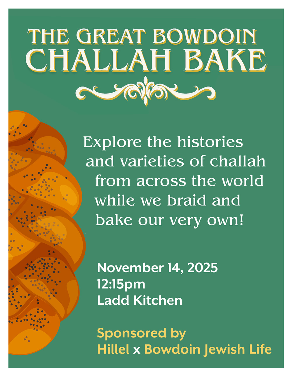 Poster: Challah Bake