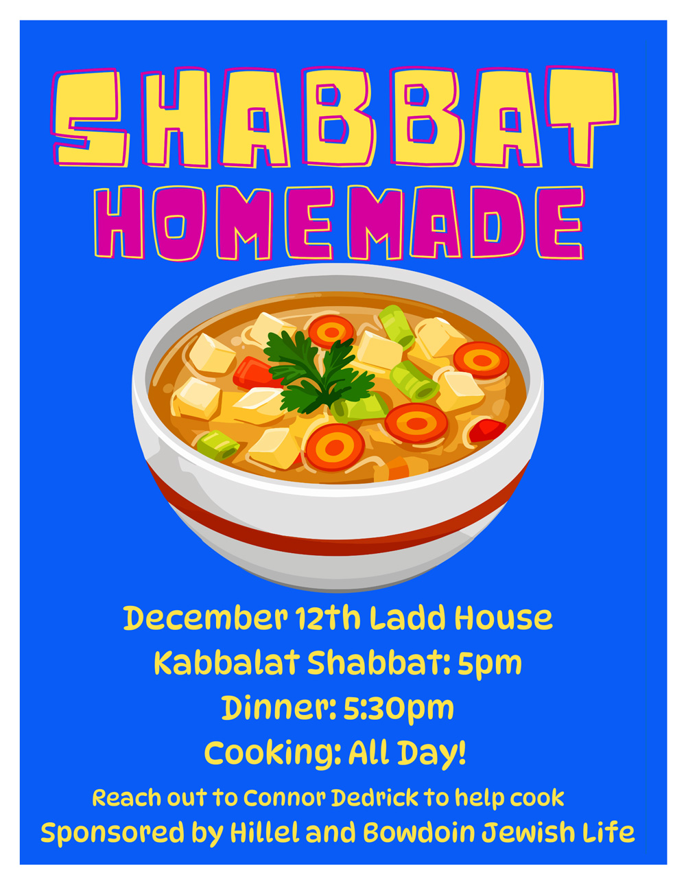 Poster: Shabbat Homemade