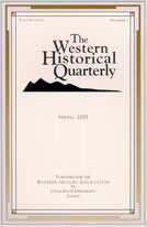 Wester Historical Quarterly Book Cover Image