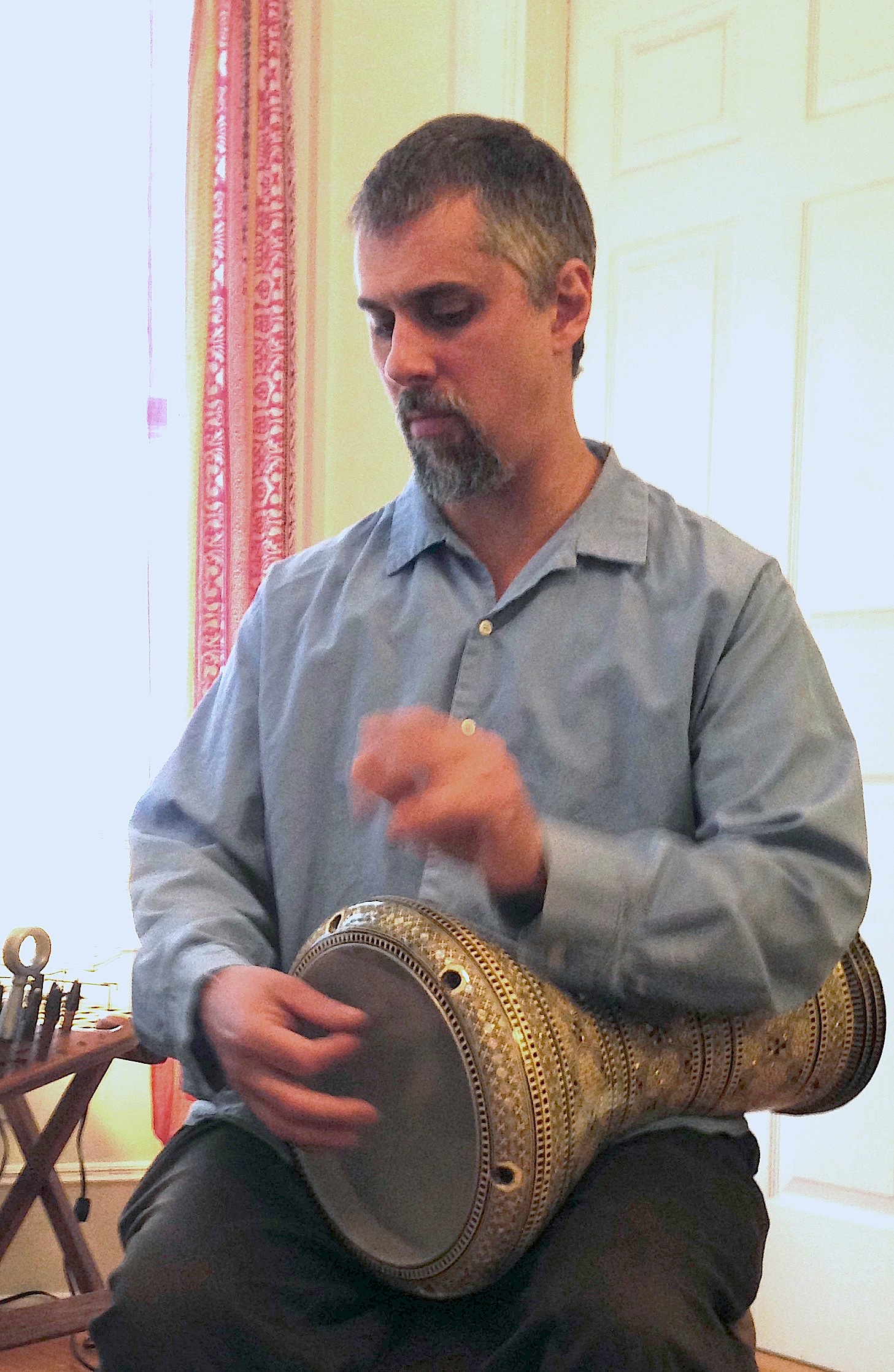 Eric LaPerna playing instrument