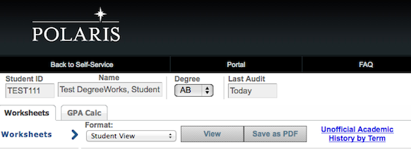 screenshot degree progress