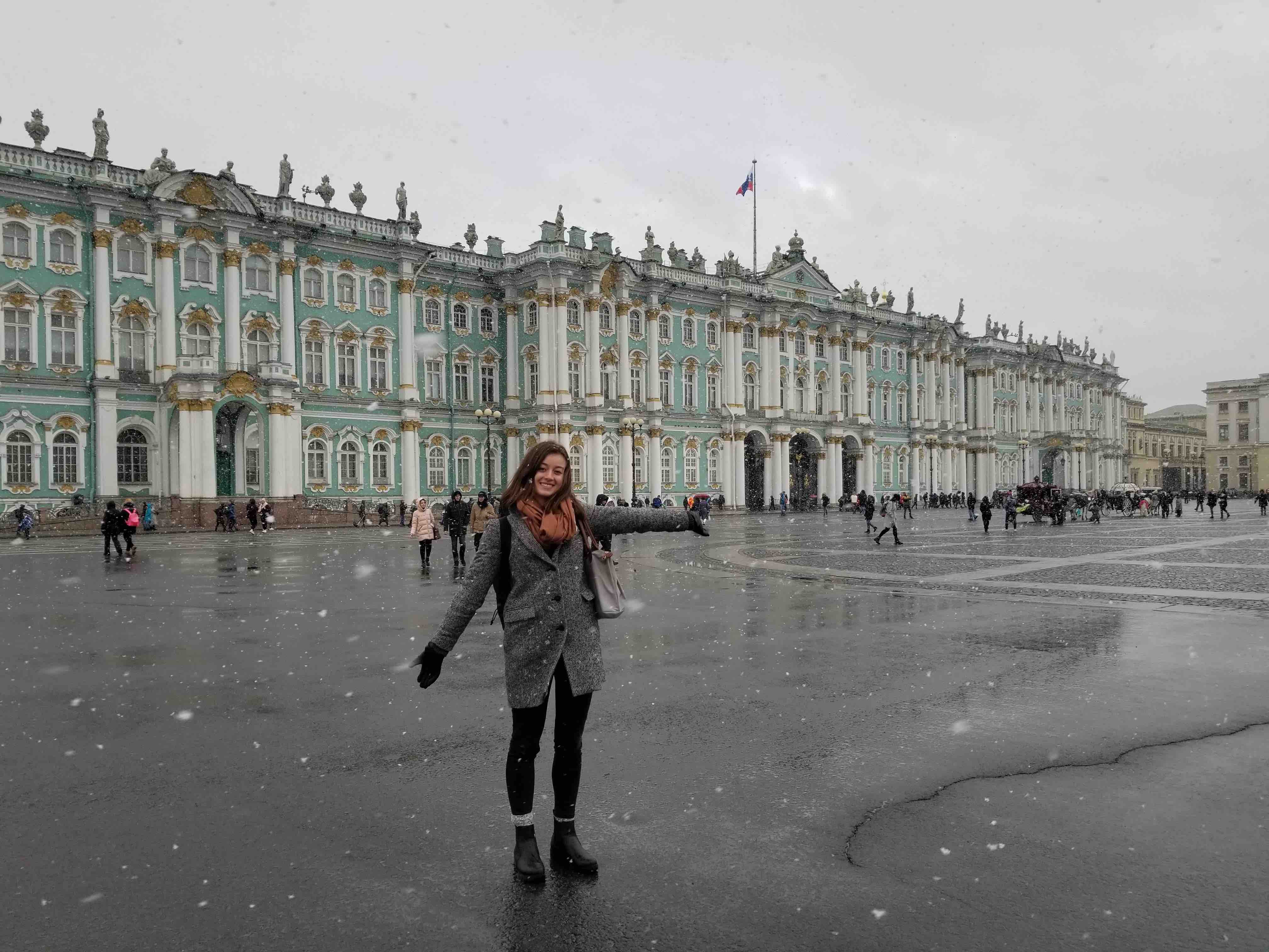 Laura Howells in Russia